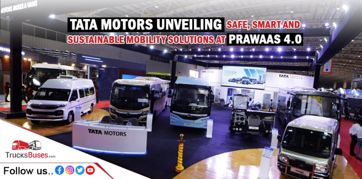 Tata Motors Showcases Safe, Smart, and Sustainable Mass Mobility Solutions at Prawaas 4.0